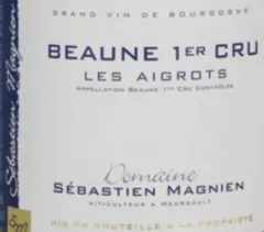 photo du vin Beaune Blanc 1er Cru les Aigrots 2023 Sébastien Magnien