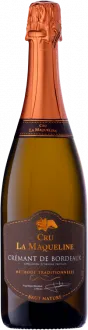 vue du vin Aoc Crémant de Bordeaux Brut Nature, Cru la Maqueline
