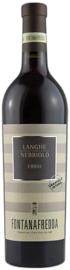 photos du vin Langhe Doc Nebbiolo Ebbio Fontanafredda 2025