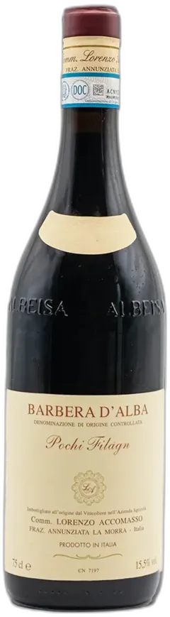 photo du vin Barbera d’Alba Doc Pochi Filàgn Accomasso 2021
