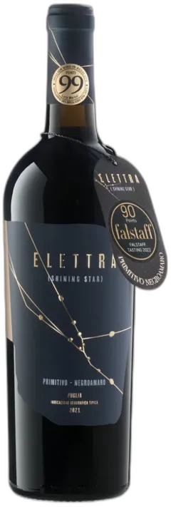 aperçu du vin Puglia Igt Primitivo Negroamaro Elettra 2025