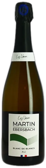 vue du vin Les Voeux Martin Ebersbach Vin Bio Pétillant Blanc de Blanc Brut