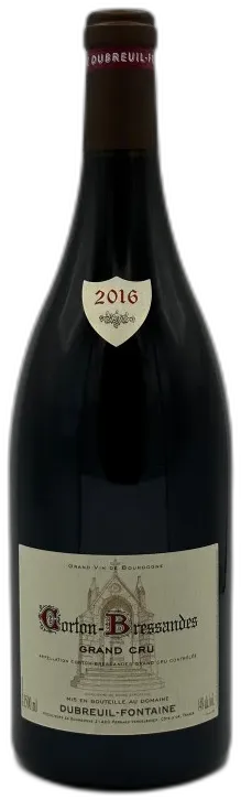 aperçu du vin Corton Bressandes Grand Cru 2016 Domaine Dubreuil Fontaine