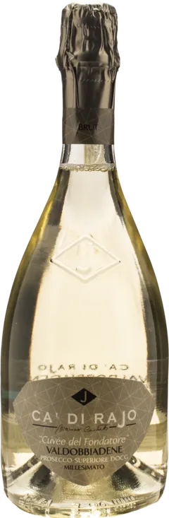 illustration du vin Prosecco Spumente Extra Dry Doc Treviso ca di Rajo
