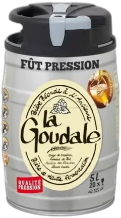 vue du vin la Goudale Blonde Mini-Fût de Biere Blonde