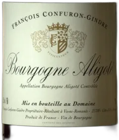 illustration du vin Aligoté Blanc 2024 Confuron-Gindre