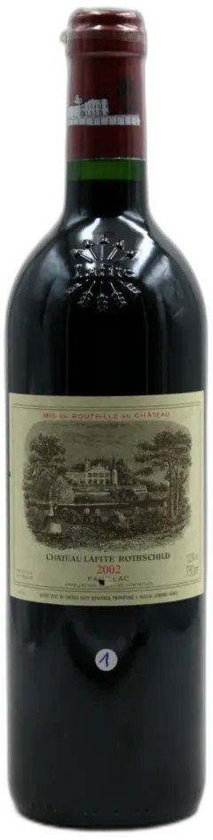 illustration du vin Lafite Rothschild Etiquette Très Légèrement Abimée