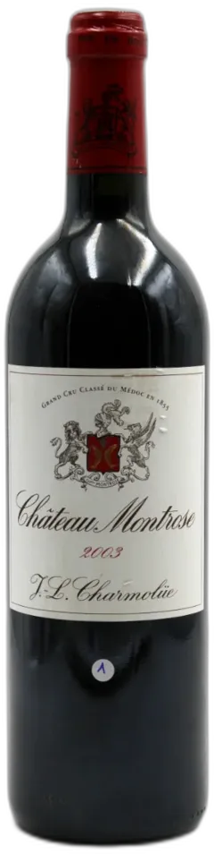 photo du vin Montrose Etiquette Très Légèrement Abimée