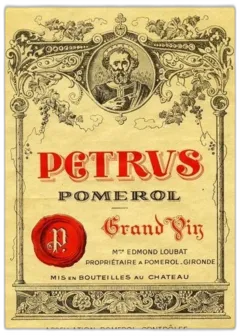 photo du vin Petrus la