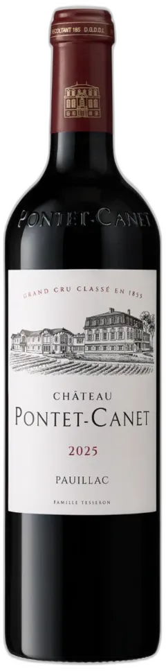 vue du vin Château Pontet Canet 2020 Bois