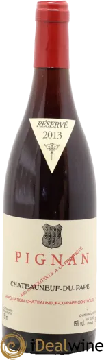 vue du vin Châteauneuf-du-Pape Pignan Emmanuel Reynaud