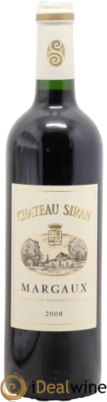 vue du vin Château Siran Margaux