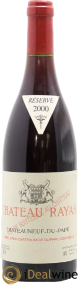 aperçu du vin Châteauneuf-du-Pape Château Rayas Emmanuel Reynaud