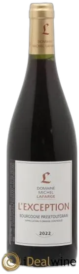 photo du vin Bourgogne Passetoutgrain L&Apos;Exception Lafarge