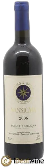 photo du vin Bolgheri Doc Sassicaia Tenuta San Guido