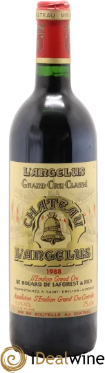 photo du vin Château Angélus 1er Grand Cru Classé A