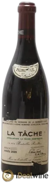 image du vin la Tâche Grand Cru Domaine de la Romanée-Conti