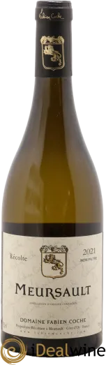 photo du vin Meursault Fabien Coche