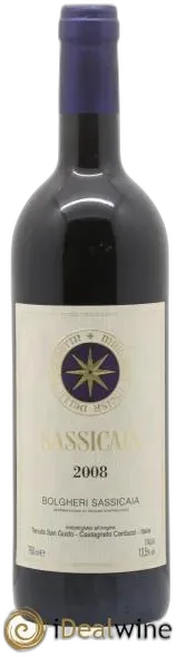 photo du vin Bolgheri Doc Sassicaia Tenuta San Guido