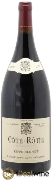 photo du vin Côte-Rôtie Côte Blonde René Rostaing