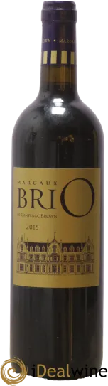 vue du vin Brio de Cantenac Brown