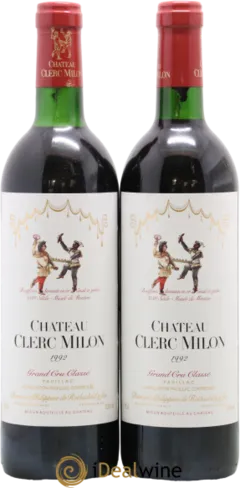 vue du vin Château Clerc Milon 5ème Grand Cru Classé