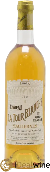 photos du vin Château la Tour Blanche 1er Grand Cru Classé