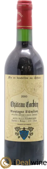 image du vin Montagne Saint-Émilion Château Corbin François Rambeaud