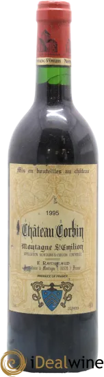 image du vin Montagne Saint-Émilion Château Corbin François Rambeaud