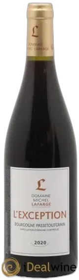 photo du vin Bourgogne Passetoutgrain L&Apos;Exception Lafarge