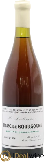 image du vin Marc de Bourgogne Domaine de la Romanée-Conti