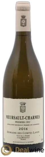 capture du vin Meursault 1er Cru Charmes Comtes Lafon