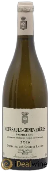 image du vin Meursault 1er Cru Genevrières Comtes Lafon