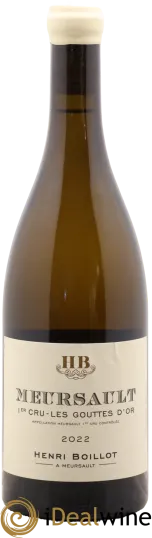 photo du vin Meursault 1er Cru les Gouttes D&Apos;or Henri Boillot