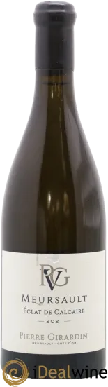 vue du vin Meursault Eclat de Calcaire Pierre Girardin