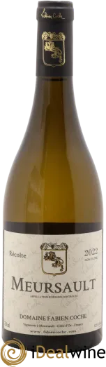 photo du vin Meursault Fabien Coche