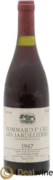 capture du vin Pommard 1er Cru les Jarollières la Pousse D&Apos;or