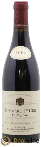 illustration du vin Pommard 1er Cru les Rugiens Bernard et Thierry Glantenay