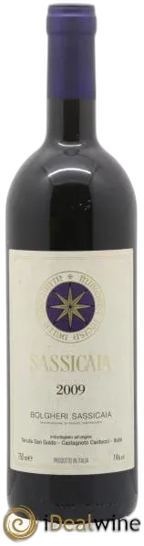 photo du vin Bolgheri Doc Sassicaia Tenuta San Guido