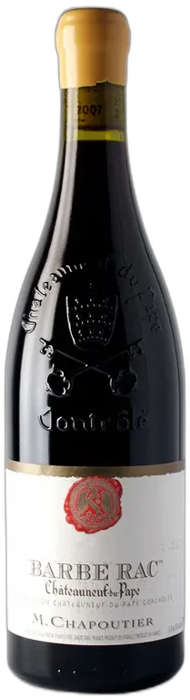 aperçu du vin m Chapoutier Châteauneuf-du-Pape Barbe Rac