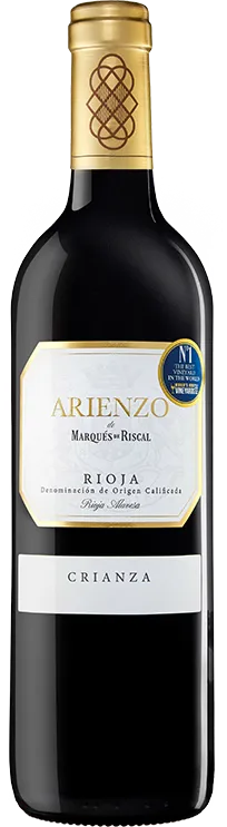 capture du vin Arienzo de Marqués de Riscal