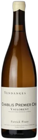 vue du vin Chablis 1er Cru Vaulorent