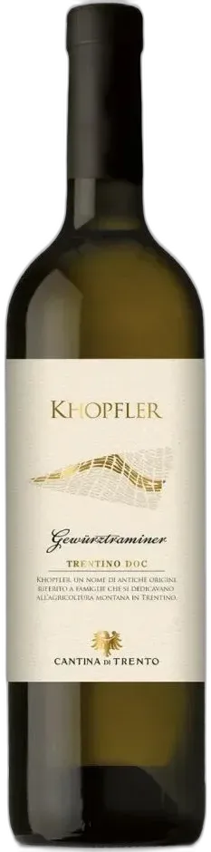 photos du vin Trentino Doc Gewürztraminer Khopfler Cantina di Trento