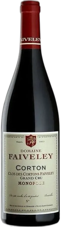 image du vin Corton Rouge Clos de Cortons Grand Cru Monopole Domaines Faiveley