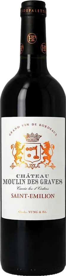vue du vin Château Moulin des Graves Saint-Emilion Rouge