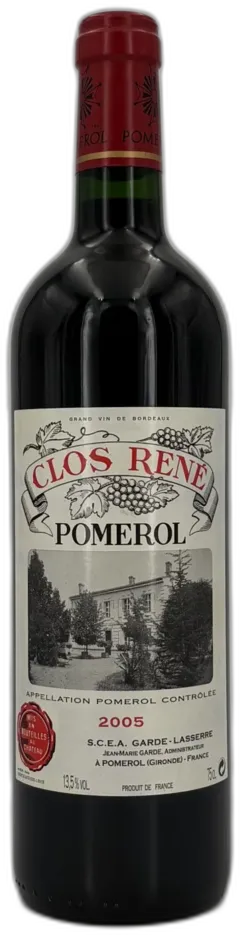 image du vin Clos René 2005 Pomerol