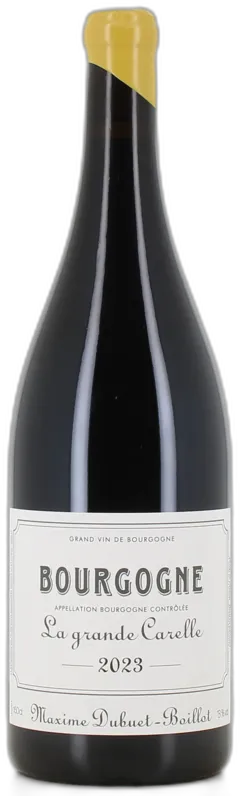 photo du vin Magnum Rouge Bourgogne "la Grande Carelle" Domaine Dubuet Boillot