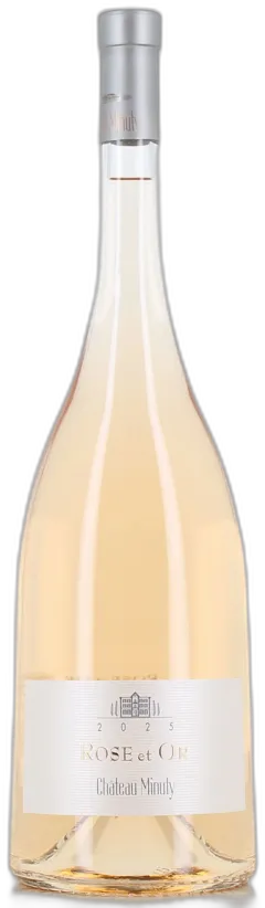 vue du vin Jéroboam Rosé Côtes de Provence Minuty Rosé & or 2025