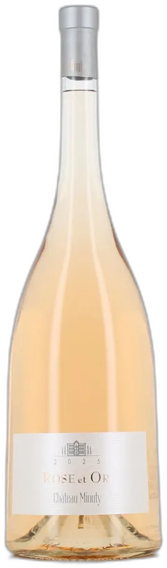 illustration du vin Mathusalem Rosé Côtes de Provence Minuty Rosé & or 2025