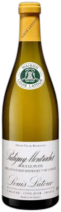 vue du vin Louis Latour Puligny-Montrachet Sous le Puits 1er Cru